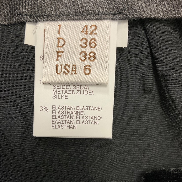 BRUNELLO CUCINELLI BLACK VELVET TROUSERS WITH BELT - Picture 5 of 5